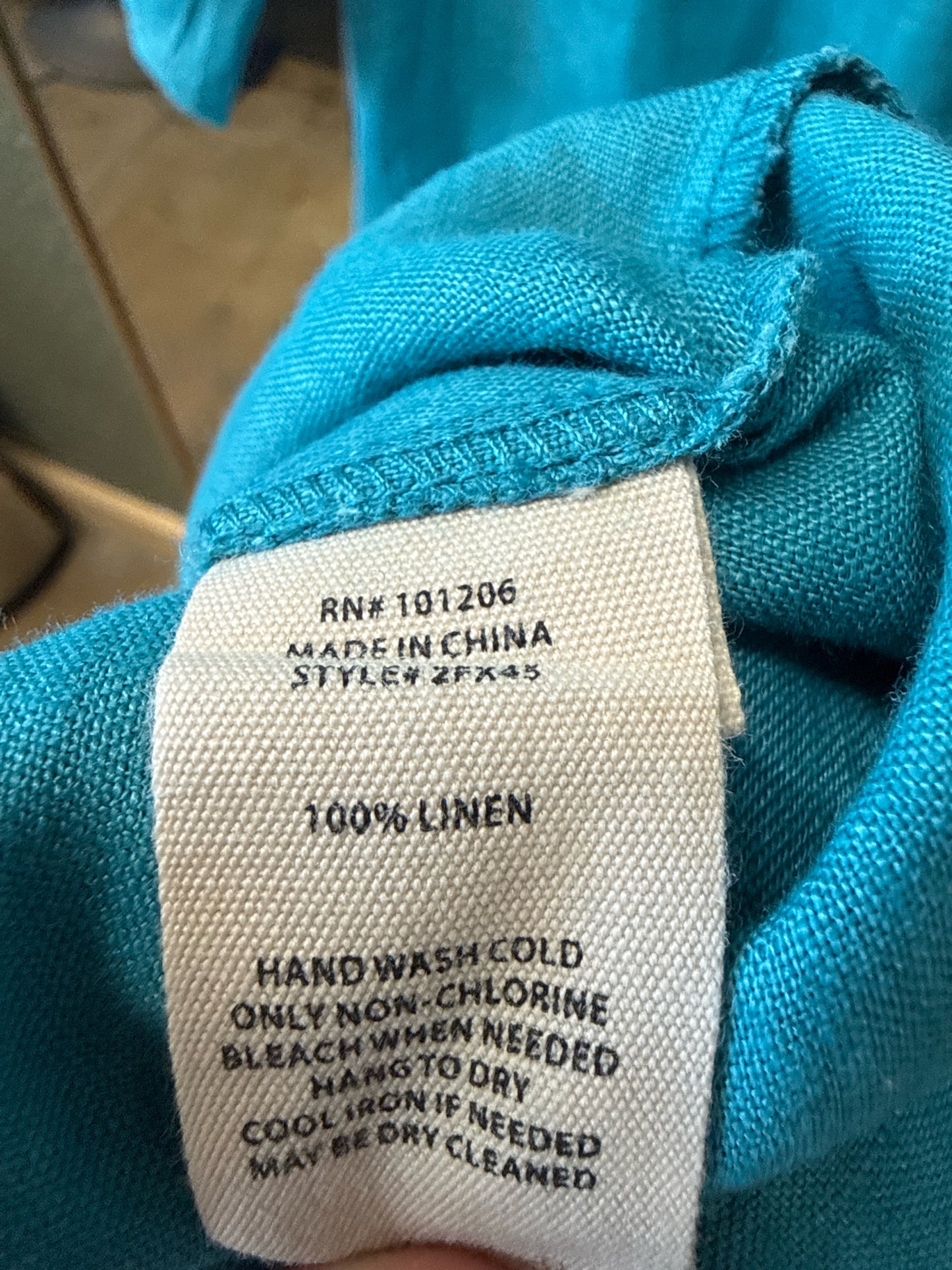 Soft Surroundings Size S Teal Dress