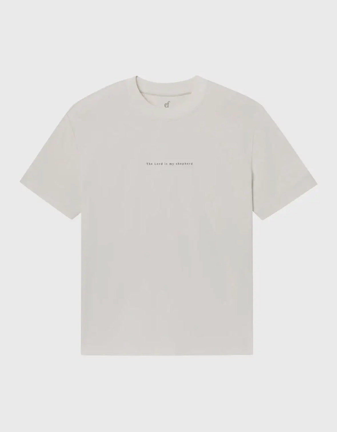 Elevated Faith Size L Cream Tee