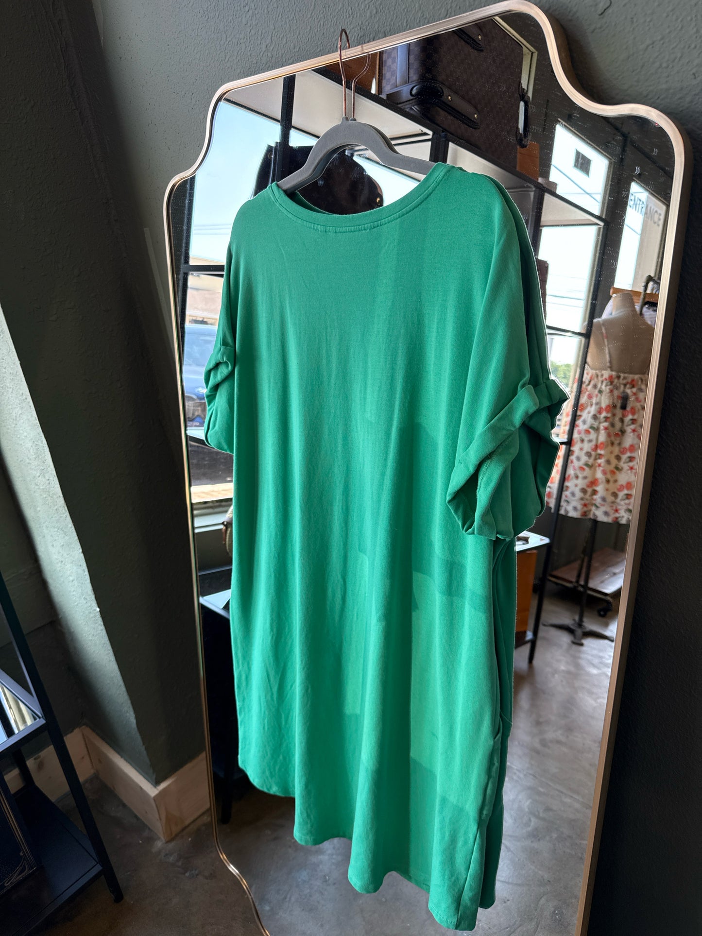 Soft Surroundings Size 1X Green Dress