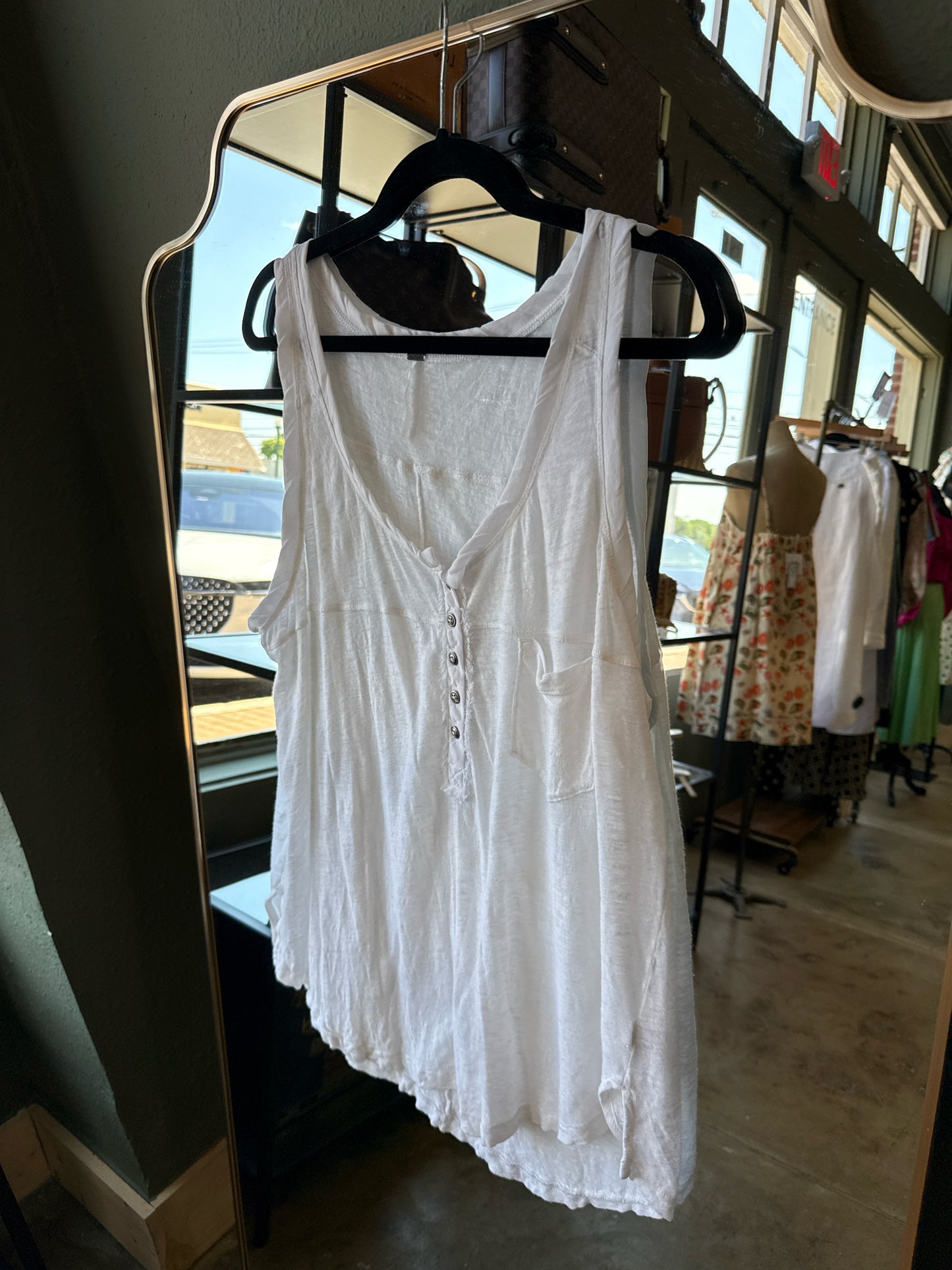 free people Size M White Top