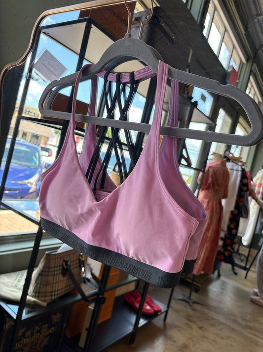 Under Armour Size M pink and gray Sportsbra