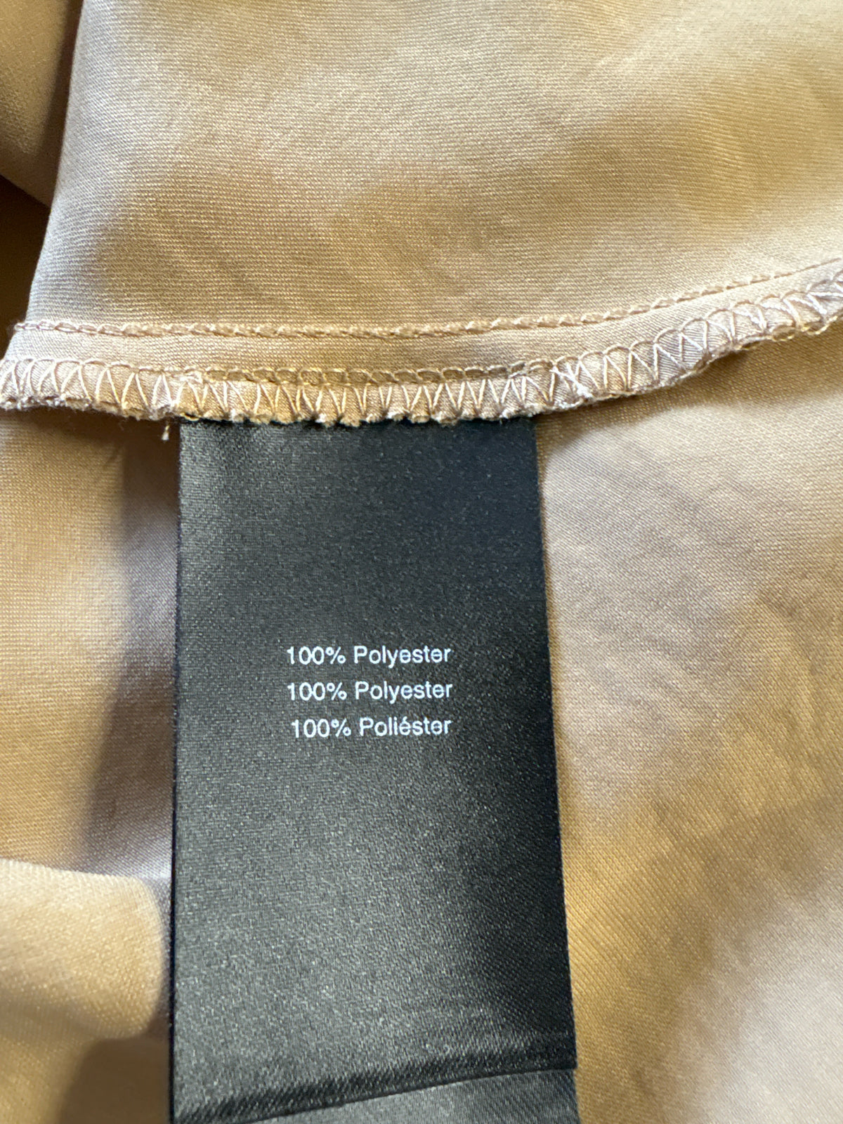 donna karan Size L Gold Top