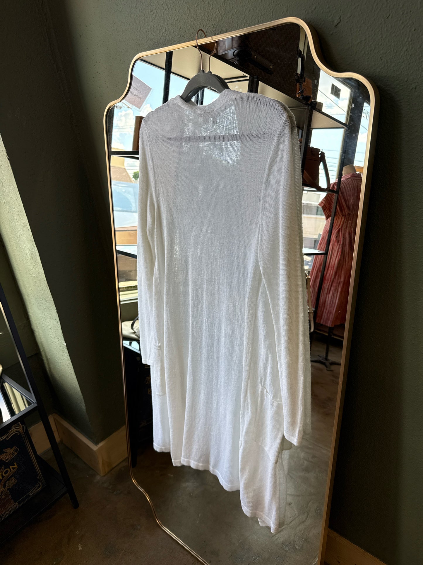 J Jill Size M White Kimono/Shawl