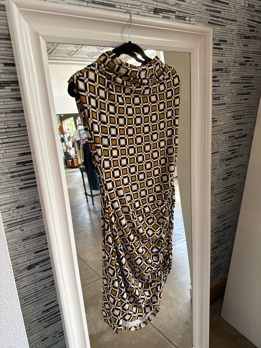 Anthropologie Size M Yellow/Black Dress