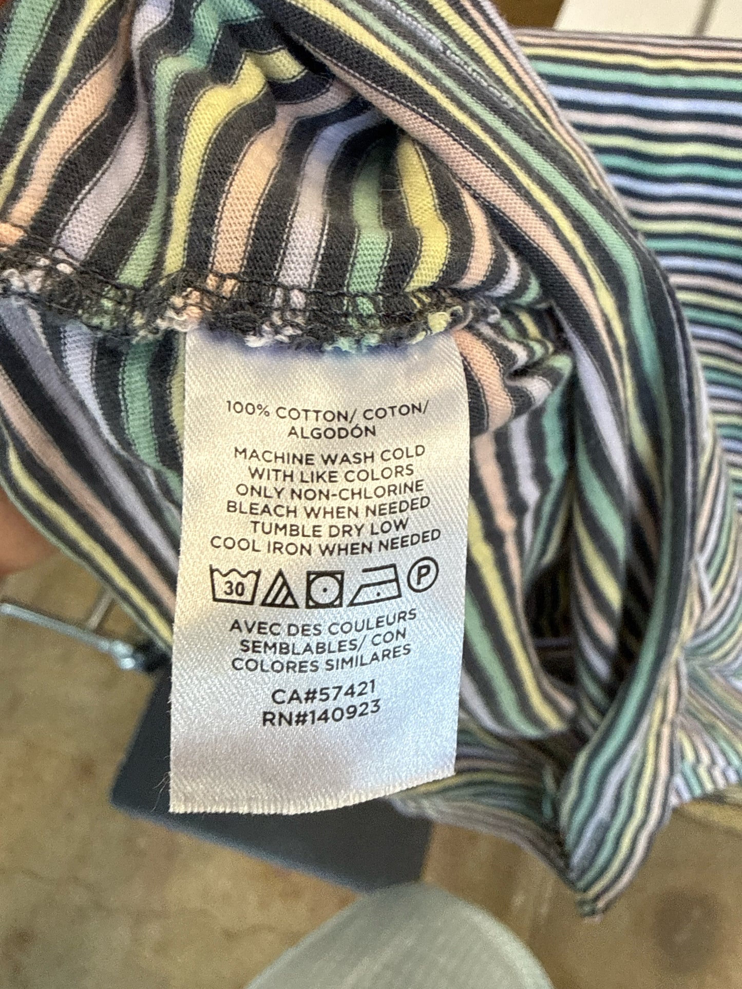LOFT Size XS multi Stripe Tee