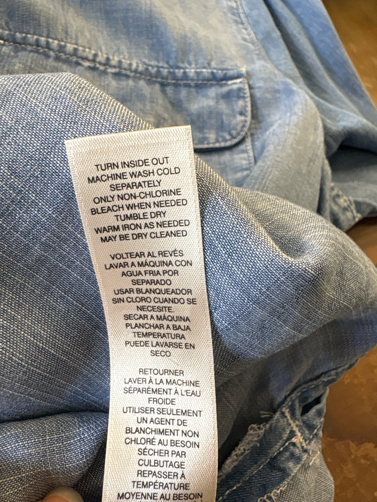 CHICO'S Size 1 Jean Top
