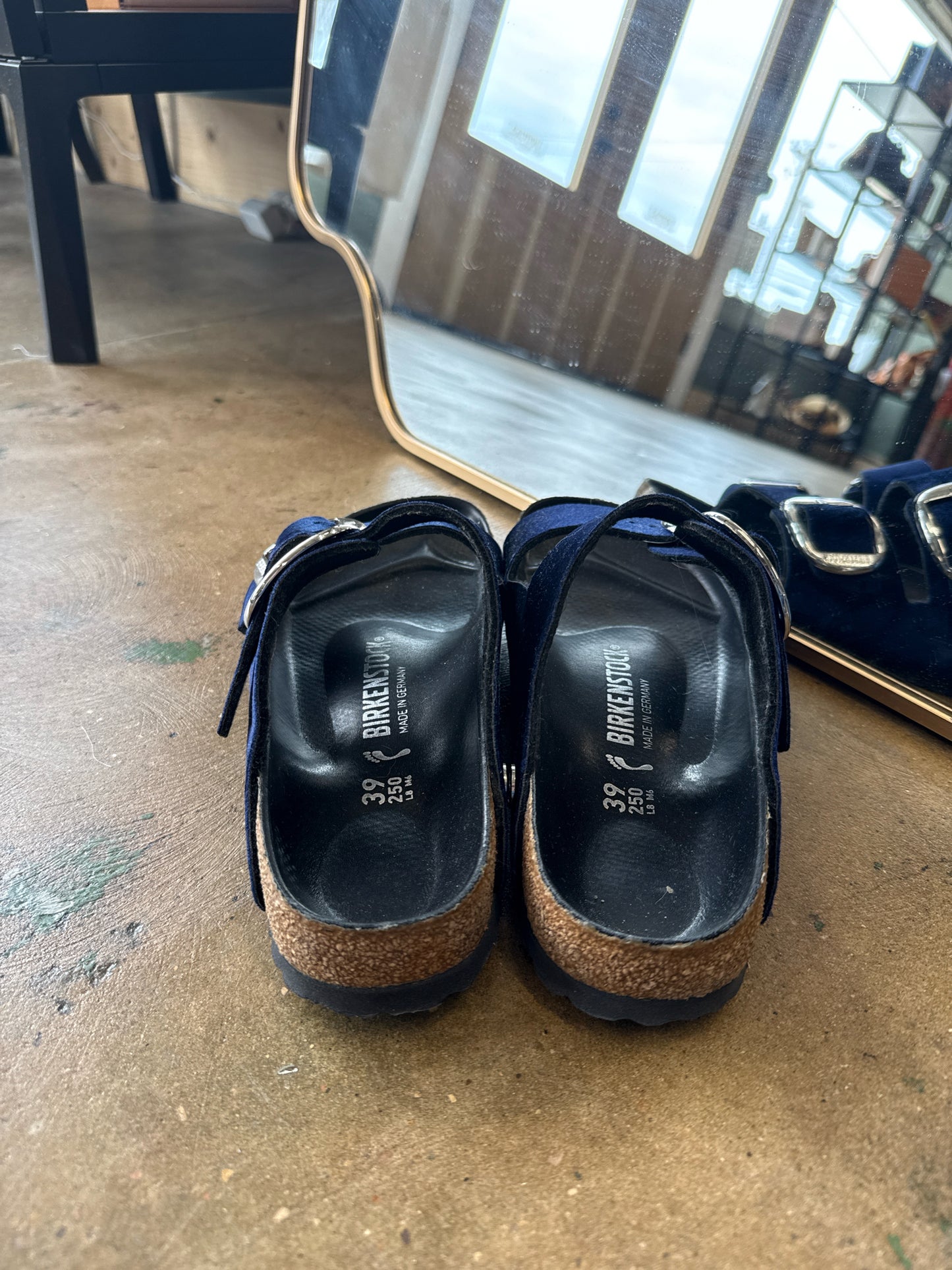 Birkenstock Shoe Size 39 Blue Sandals
