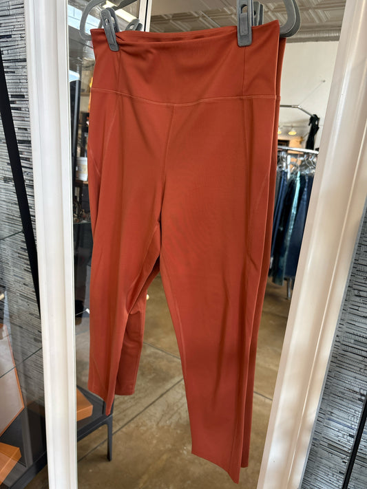 Girlfriend Collective Size XL Rust Legging