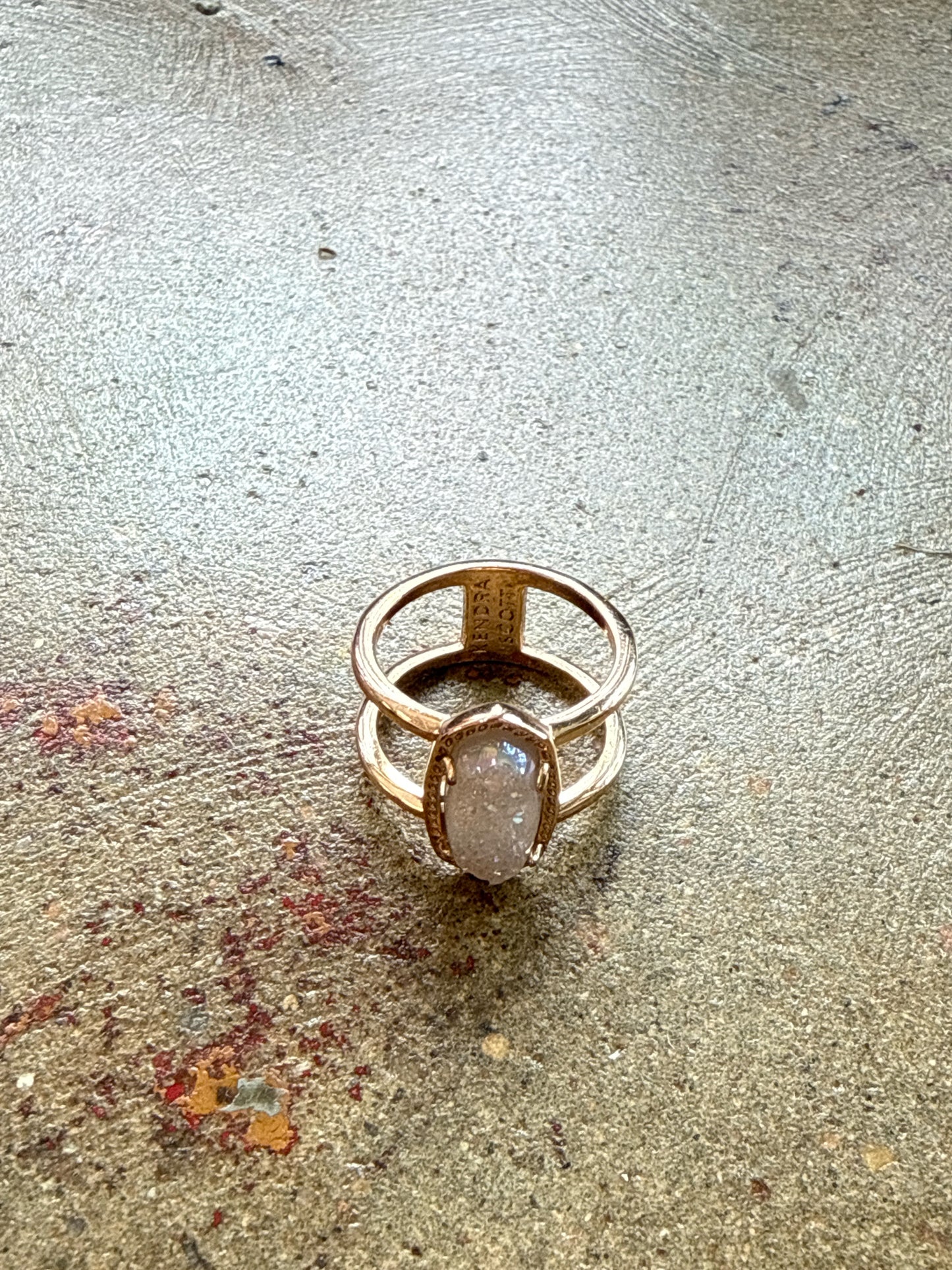kendra Scott Gold/White Ring