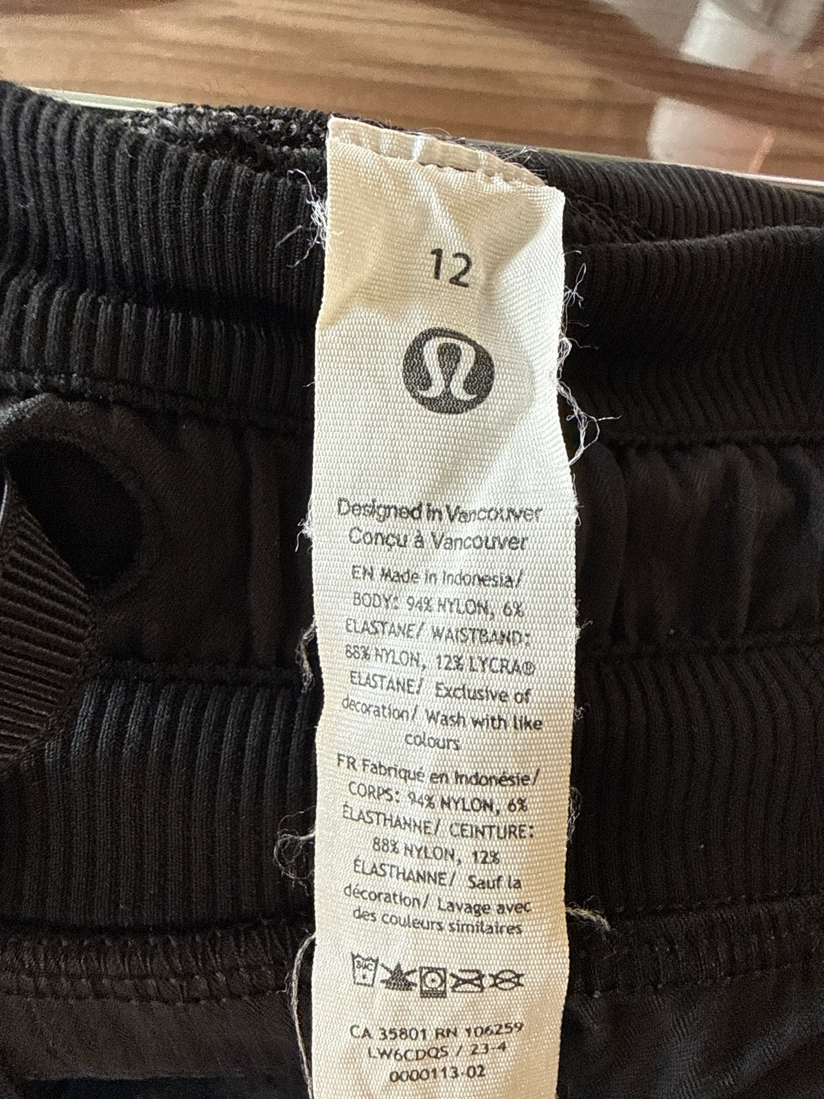 Lululemon 12 Black Pants