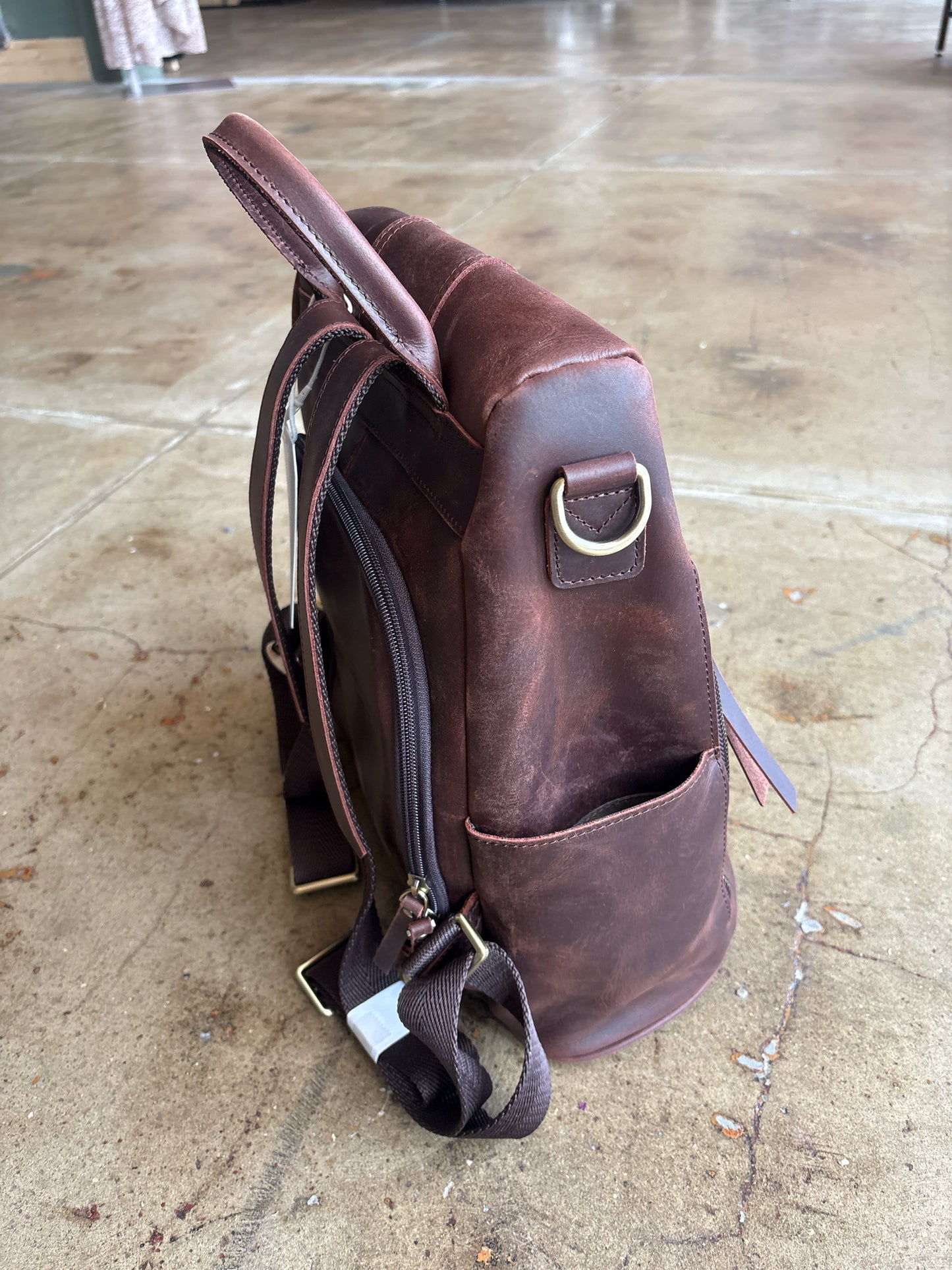 S-Zone Brown Backpack