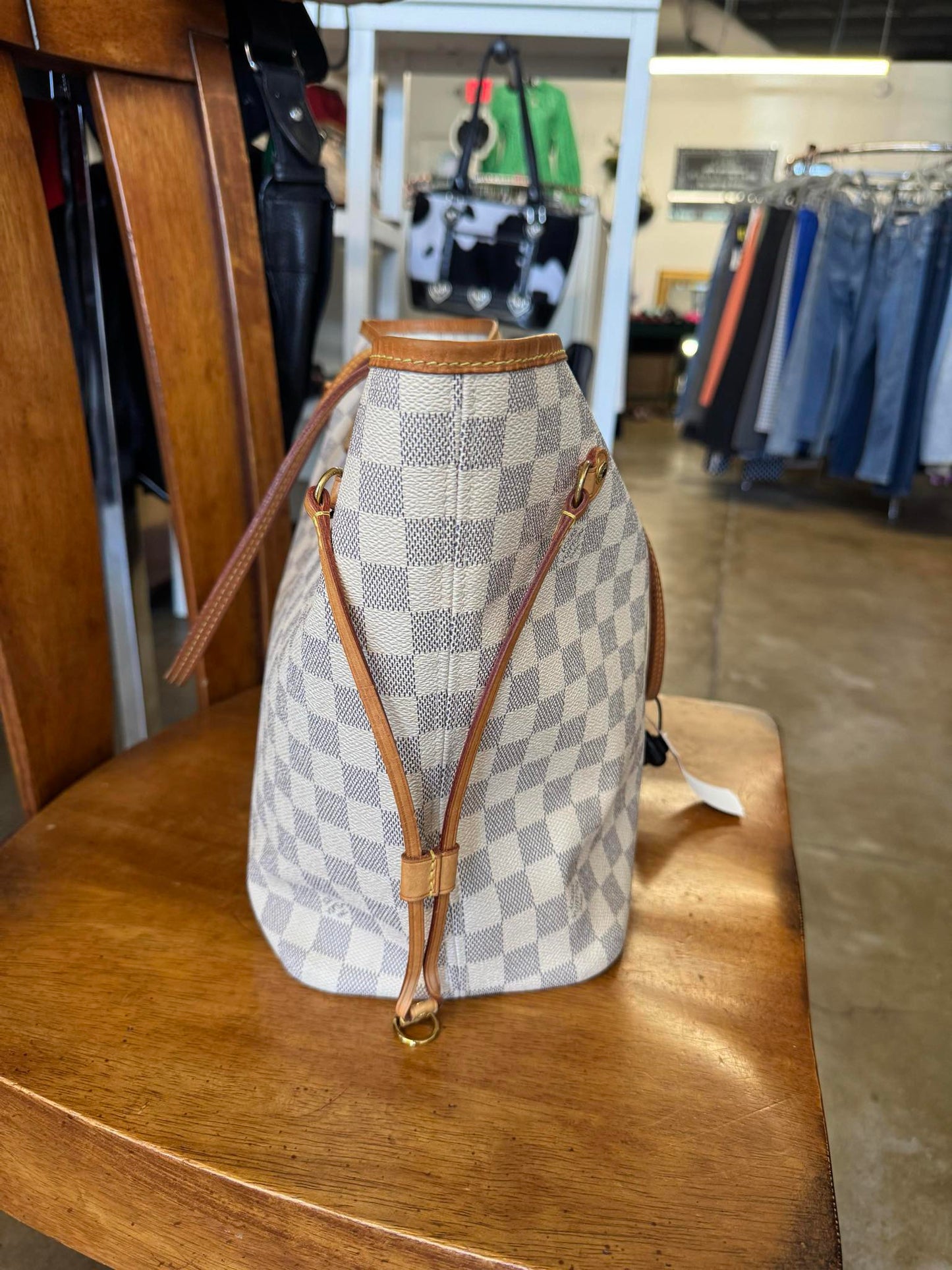 Louis Vuitton Damier Azur Neverfull Tote