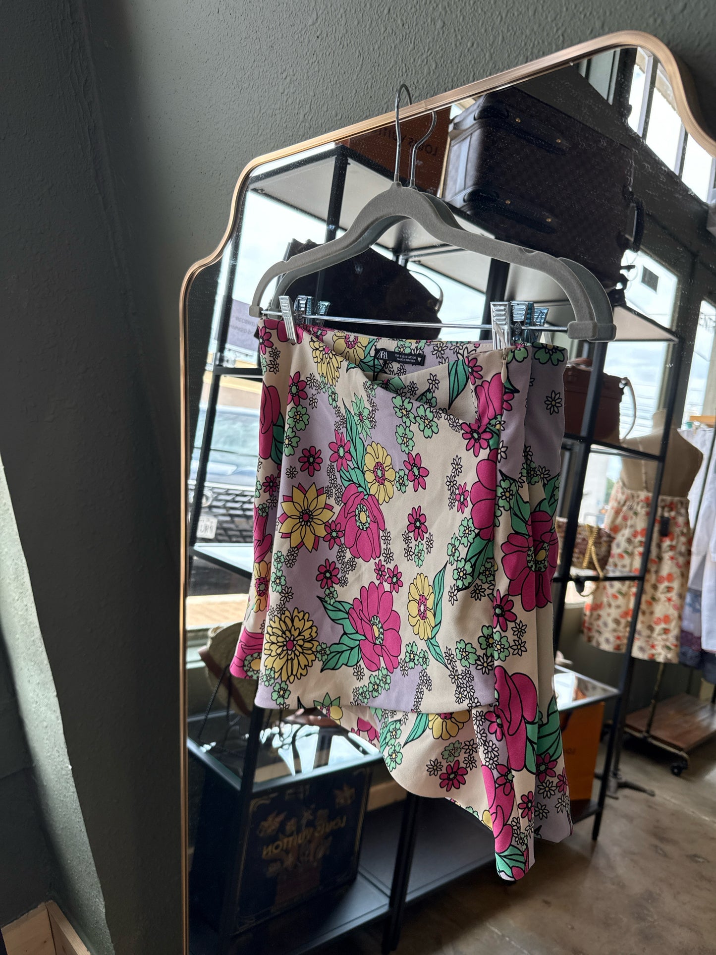 ZARA Size S Floral Skirt