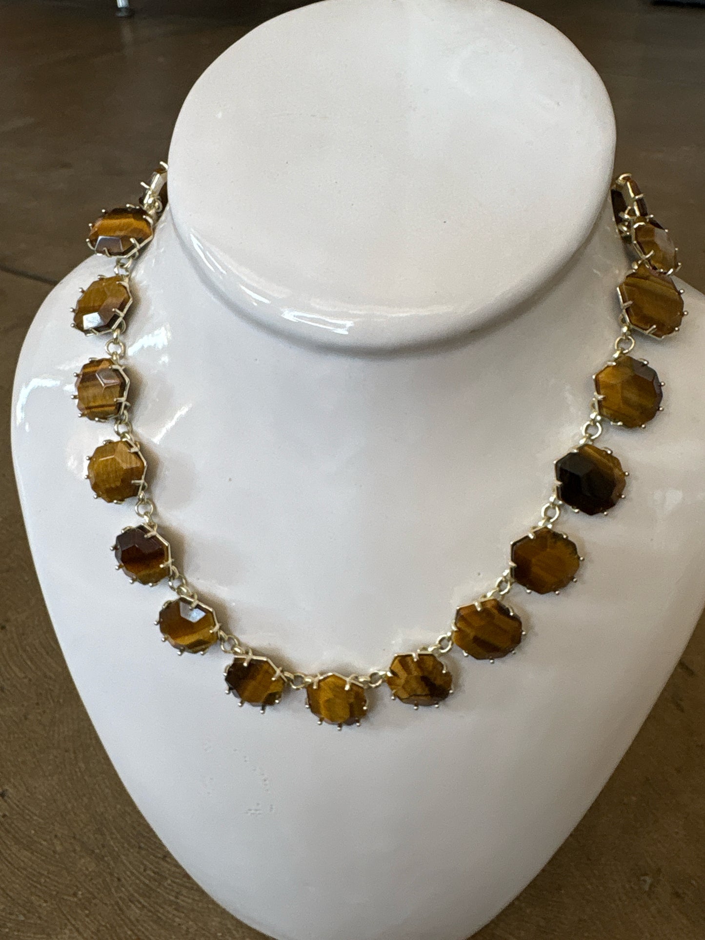 kendra Scott brown & gold Necklace