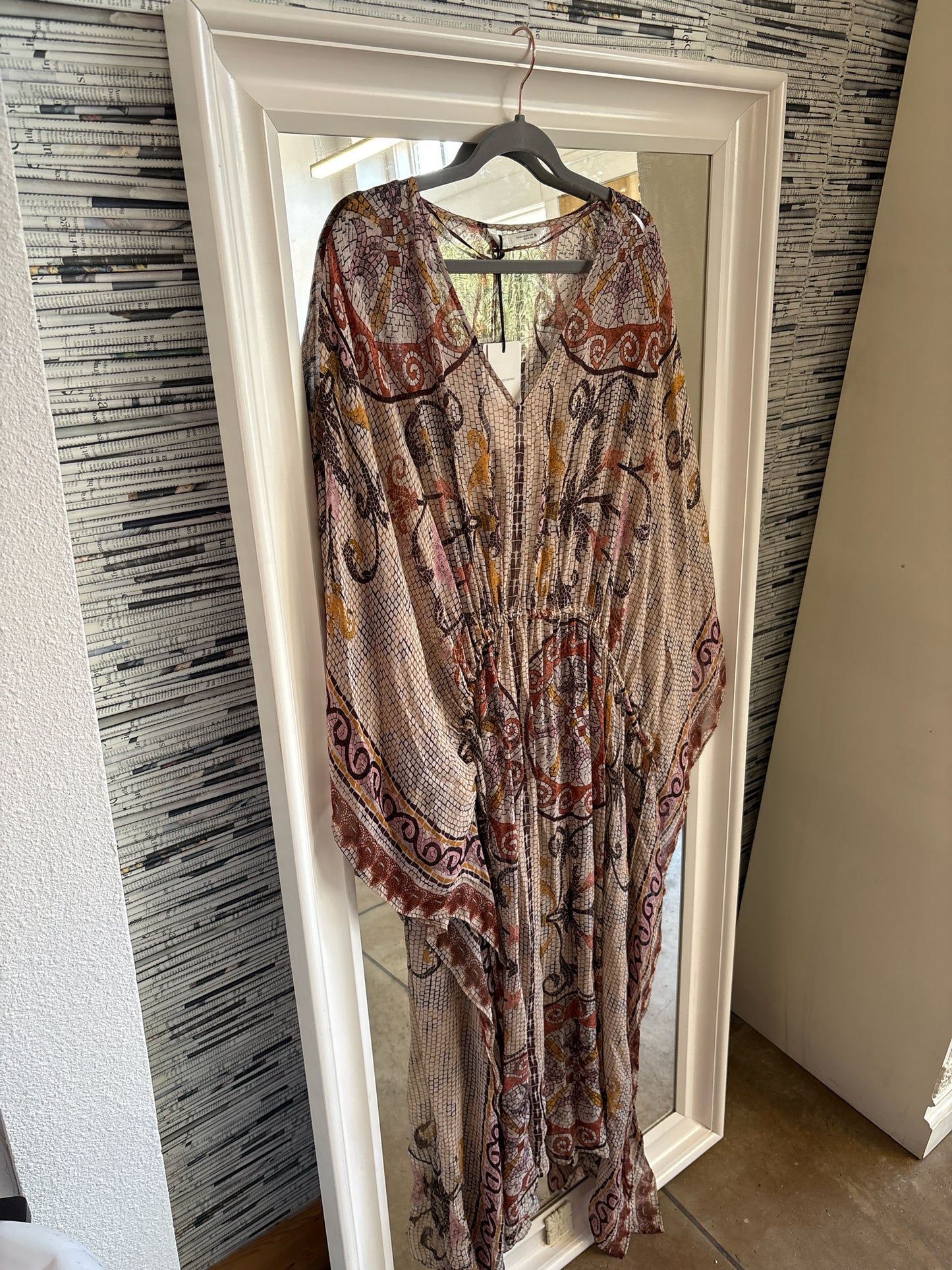 ZARA Size L/XL Tan Dress