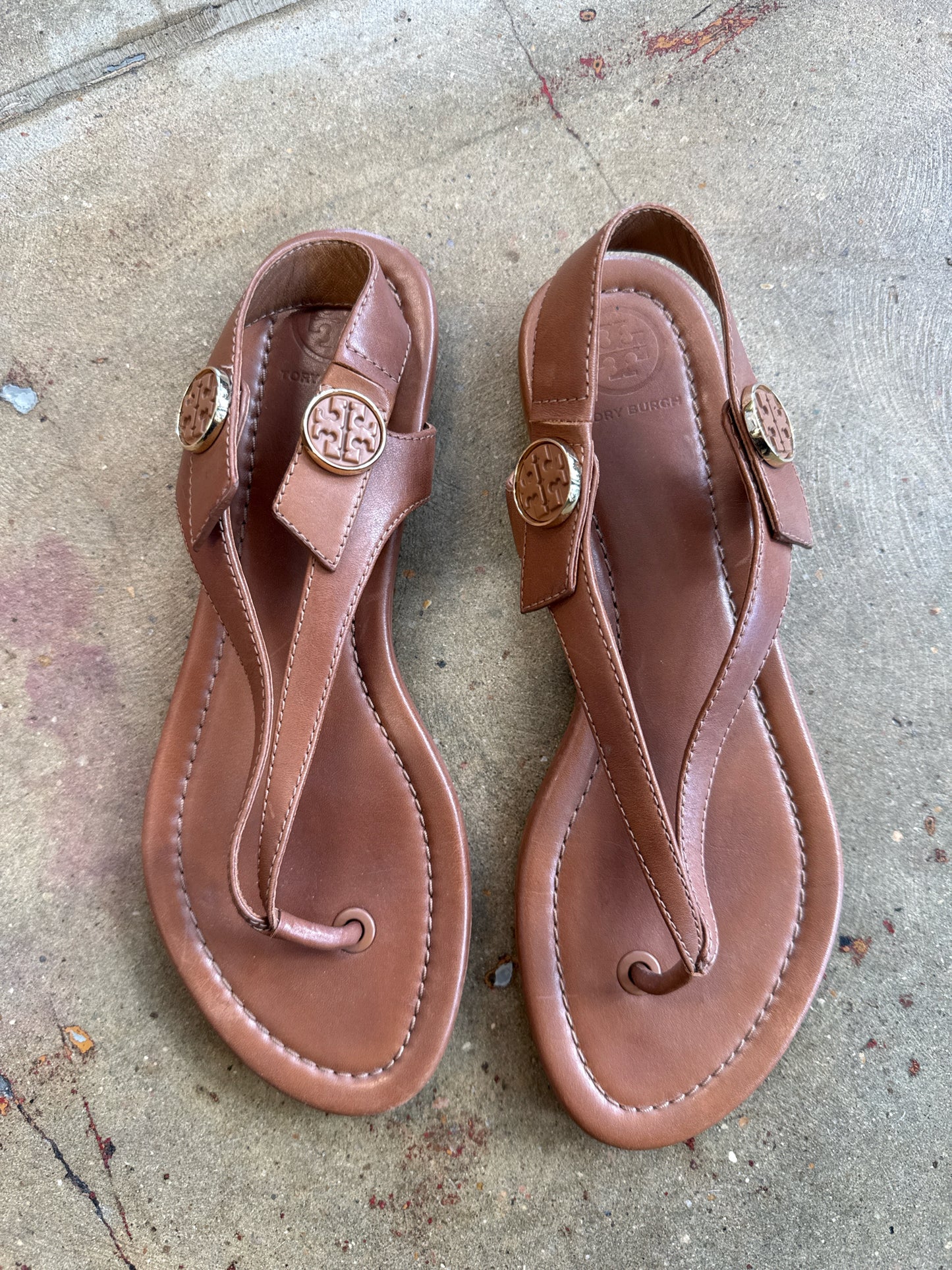 Tory Burch Shoe Size 7 Brown Sandals