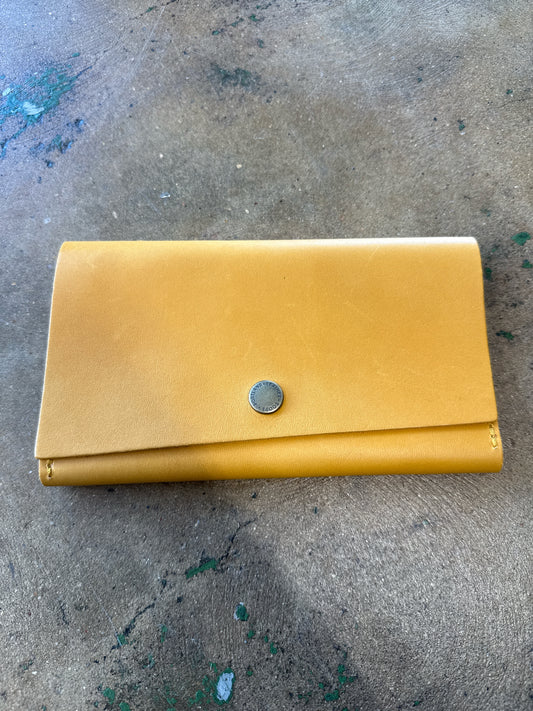 Portland Leather Mustard Wallet/Wristlet