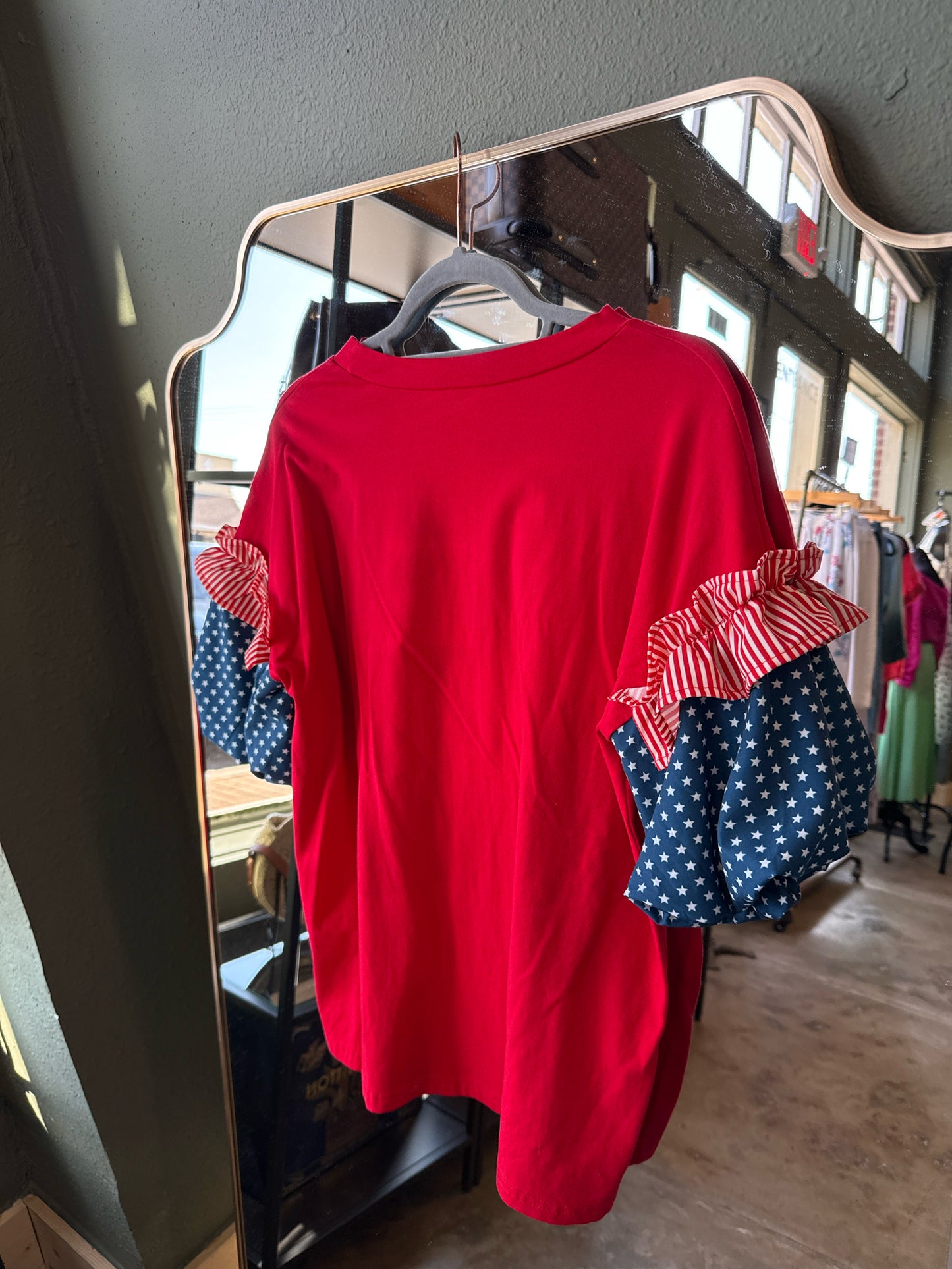 Red/White/Blue Top