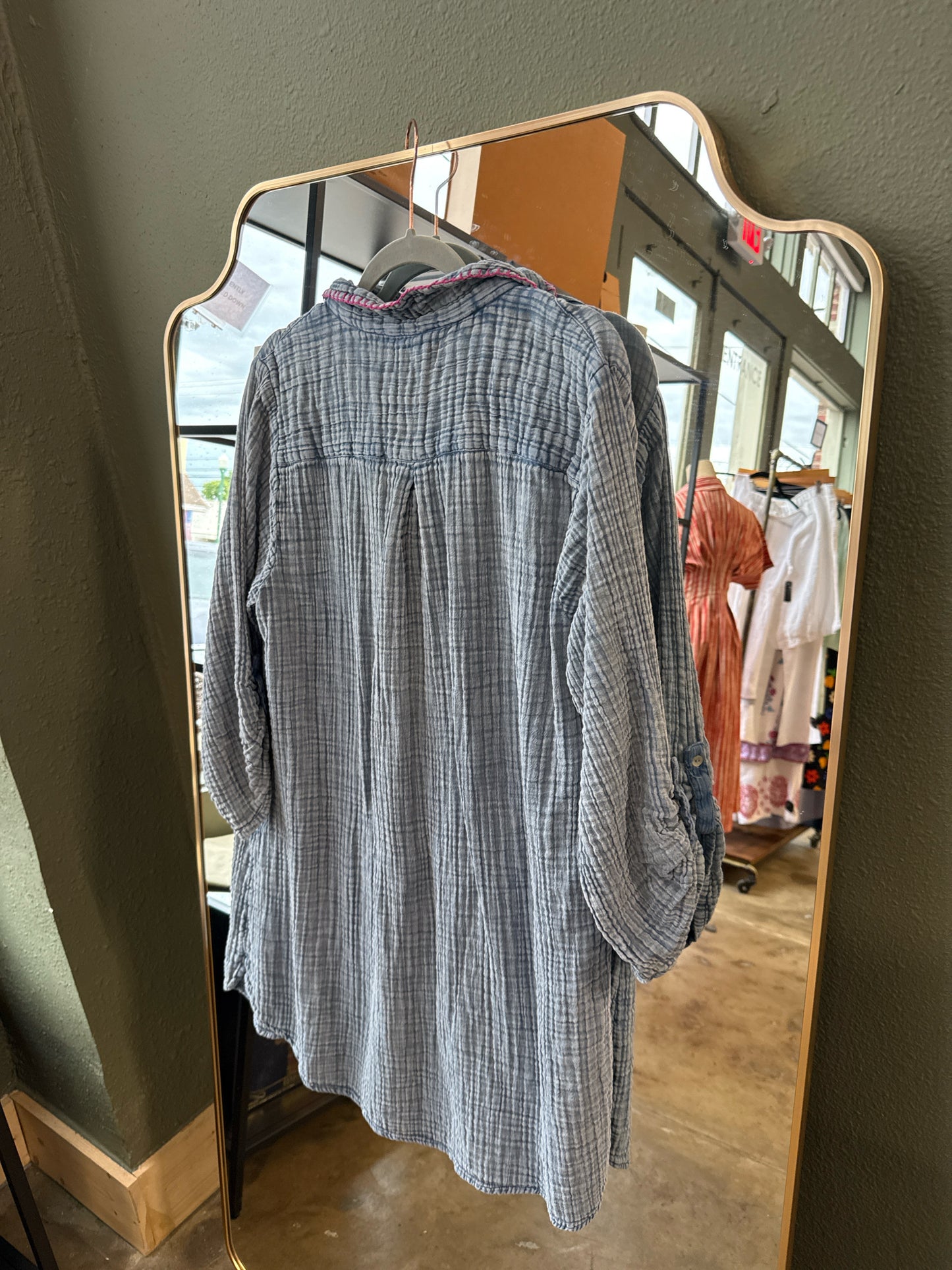 Natural Life Size XL Blue/Pink Dress