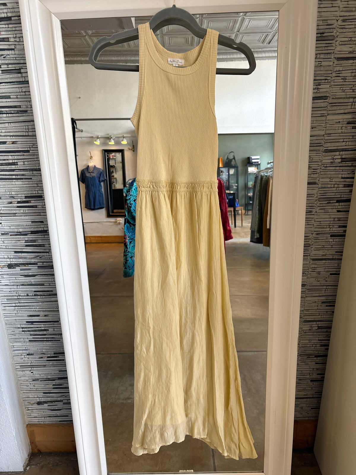 by the River Size S Yellow Dress