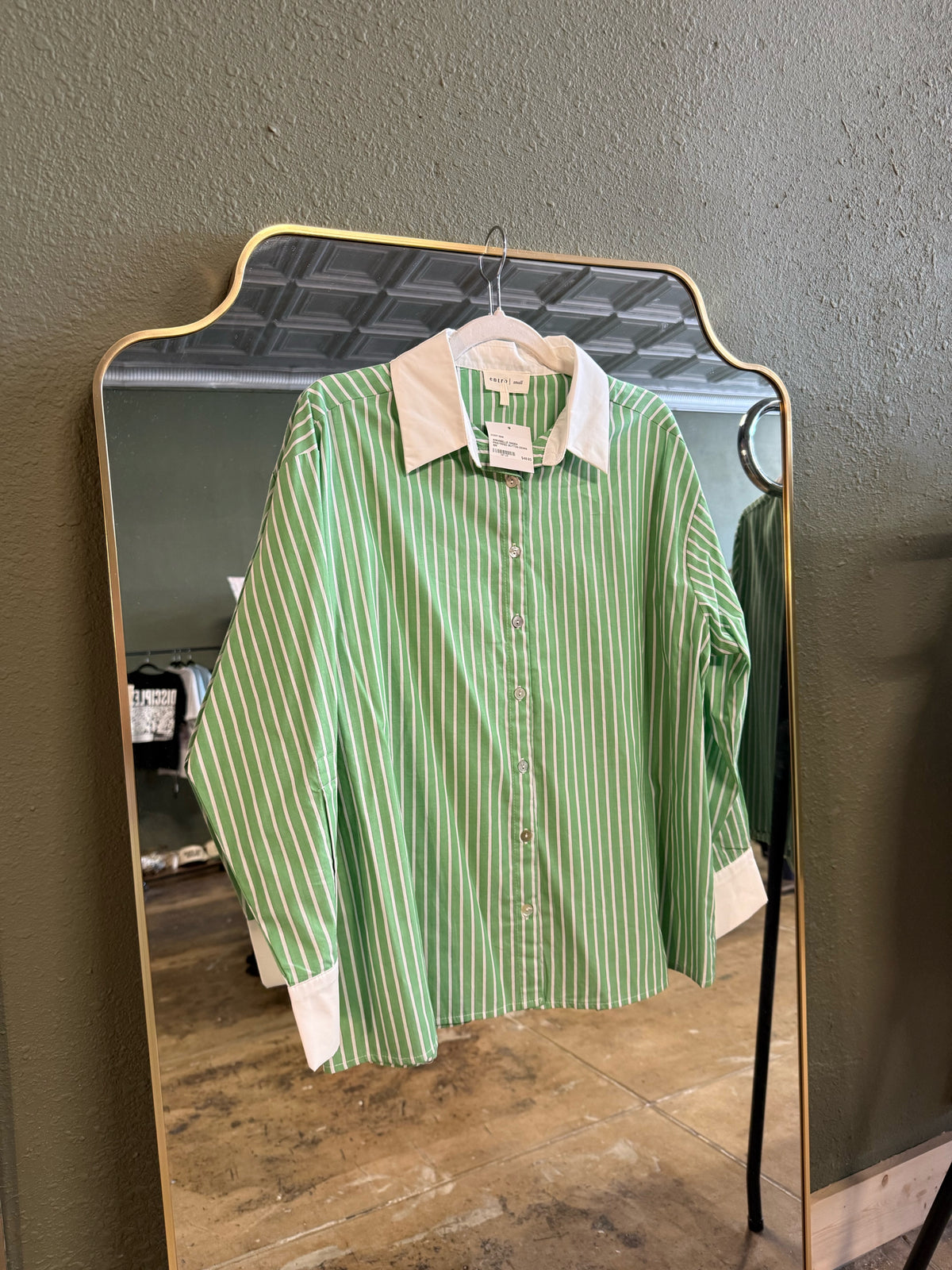 entro Size M Green Top
