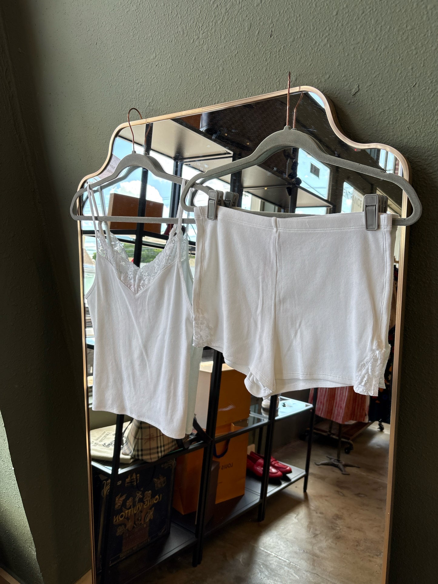 Victorias Secret Size M White Two Piece Set