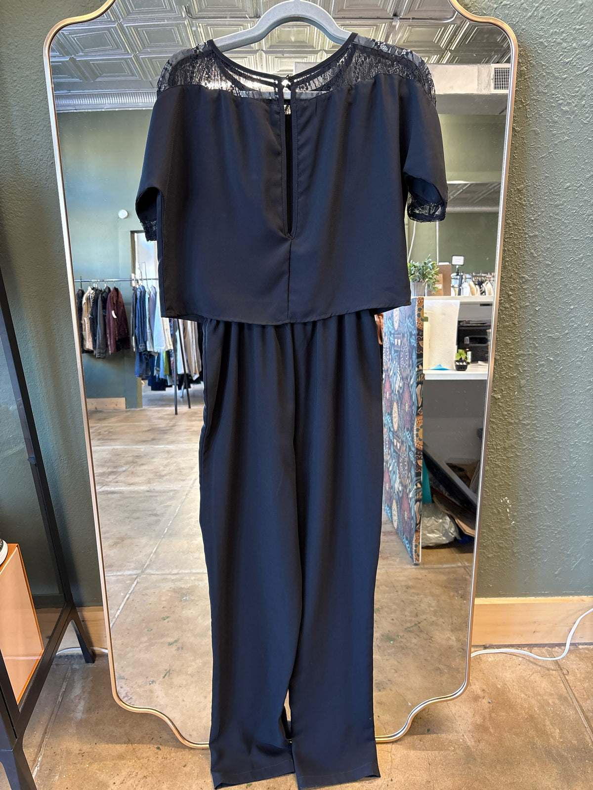 Glamorous Size S Black Romper