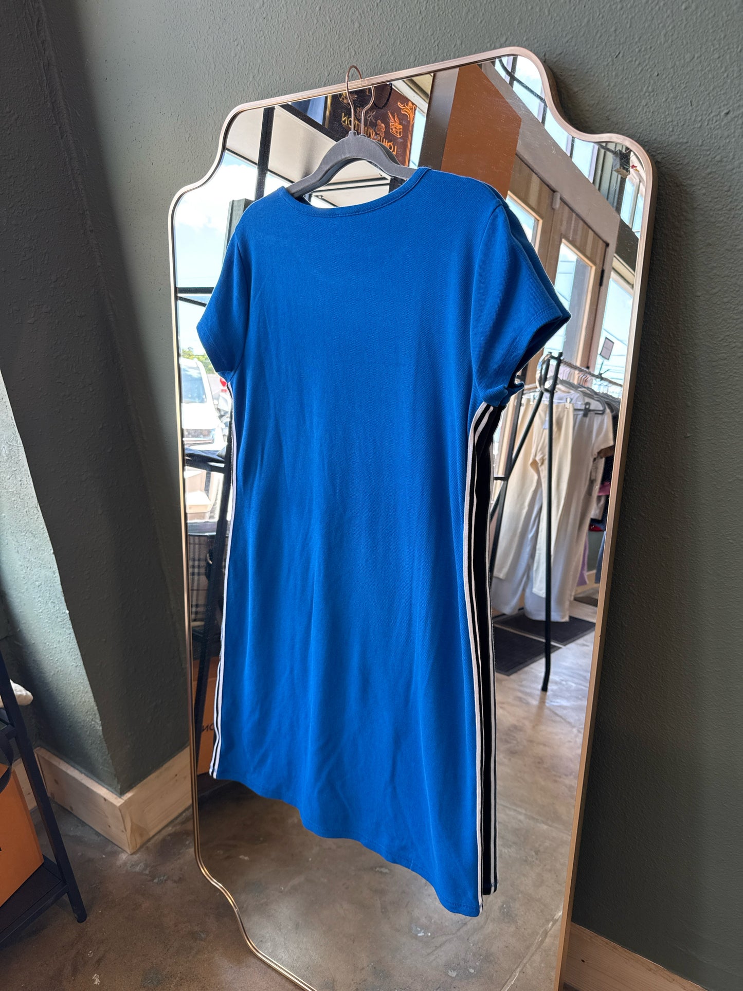 T by Talbots Size L Blue Dress