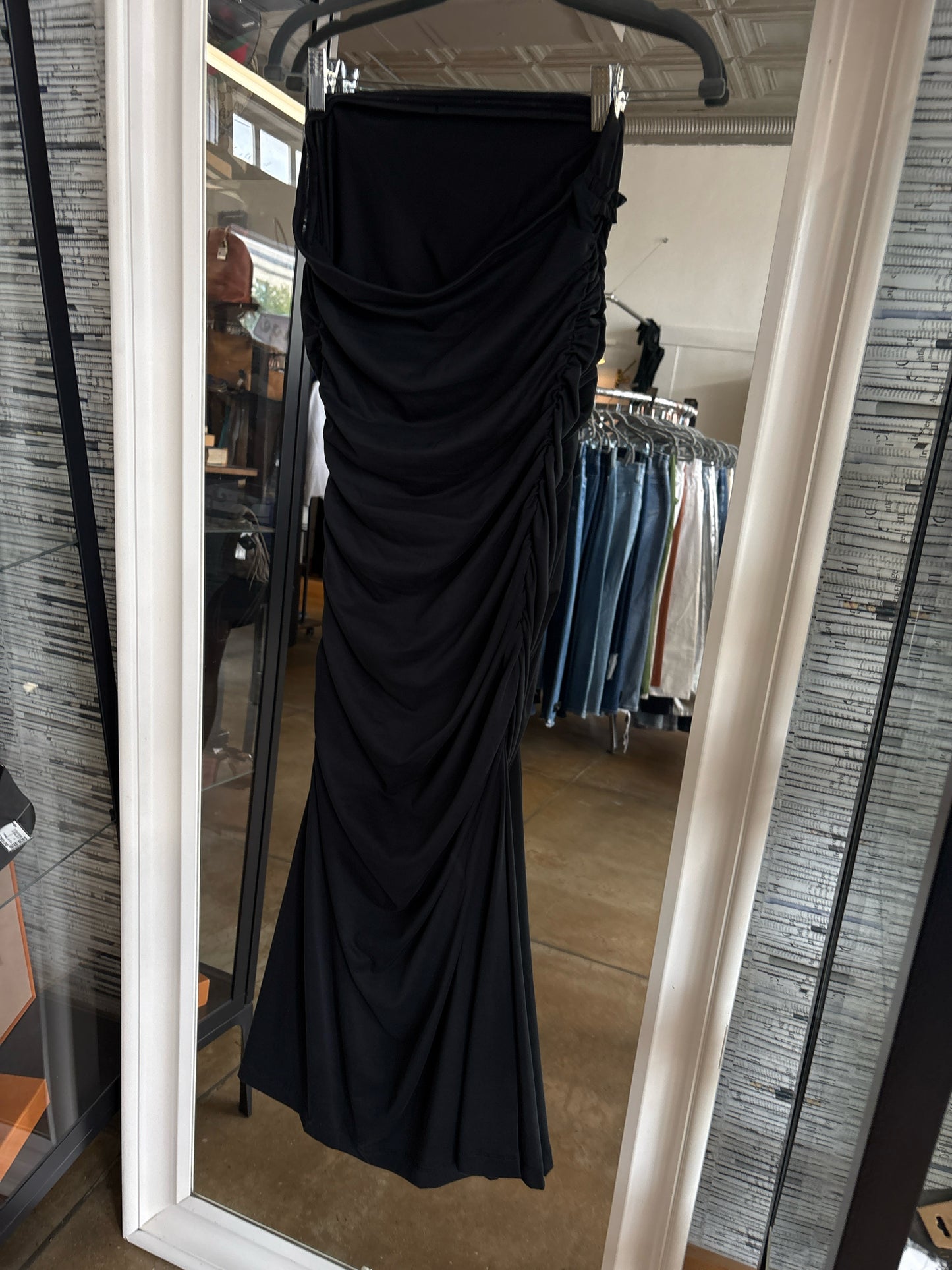 Anthropologie Size SP Black strapless Dress