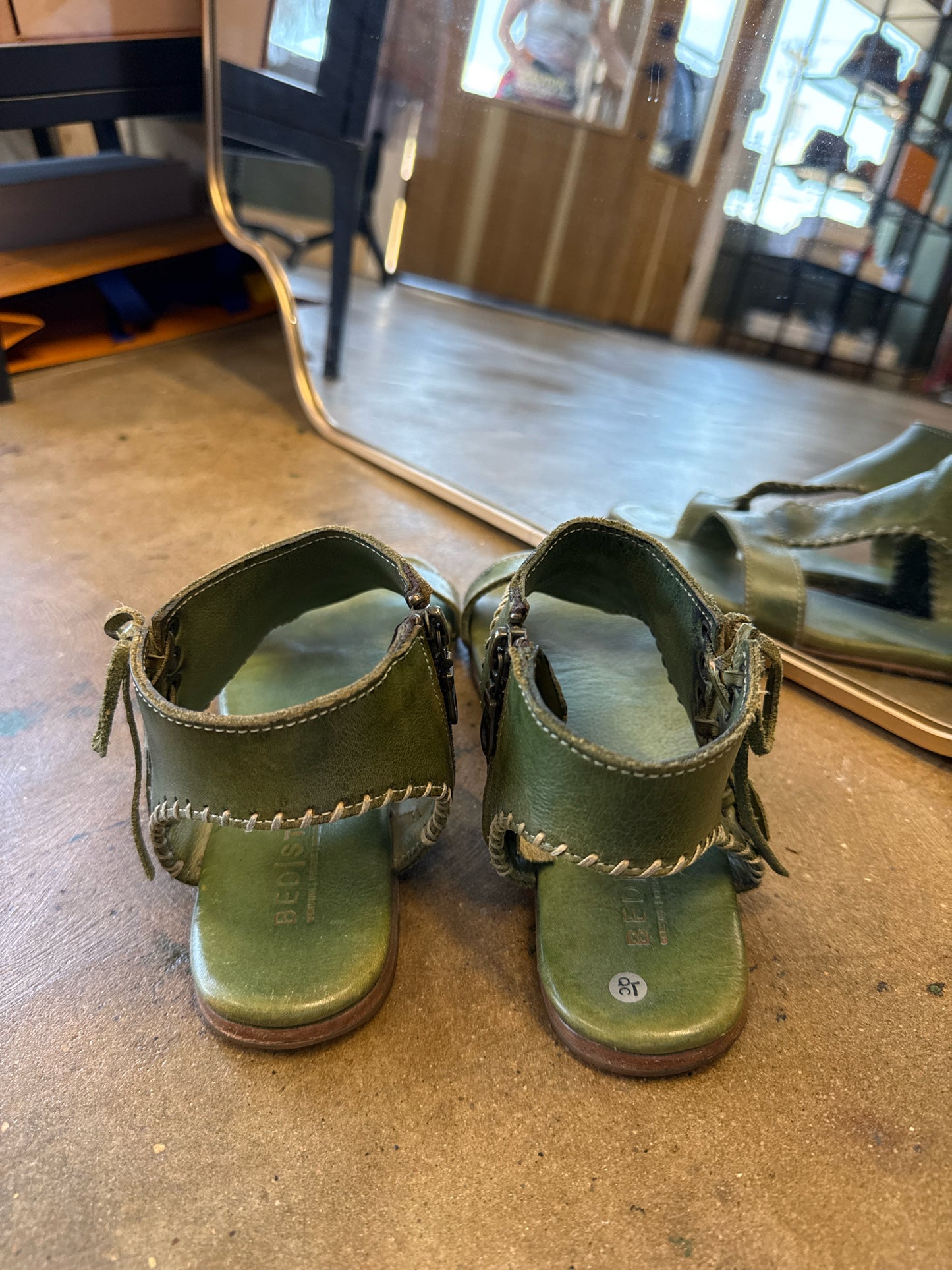 Bed Stu Green Sandals