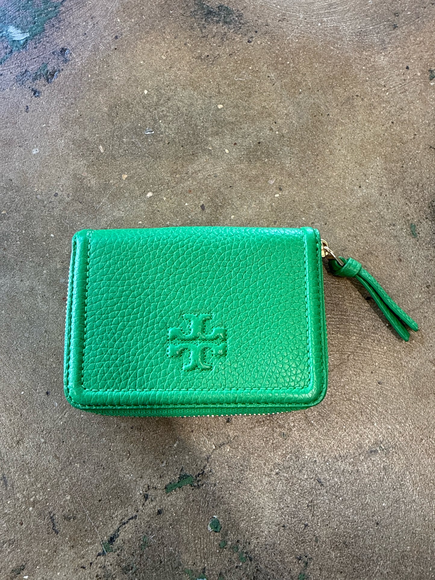 Tory Burch Green Wallet/Wristlet