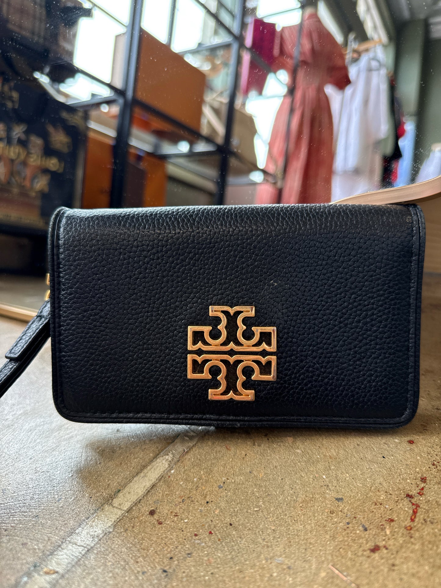 Tory Burch Black Wallet/Wristlet