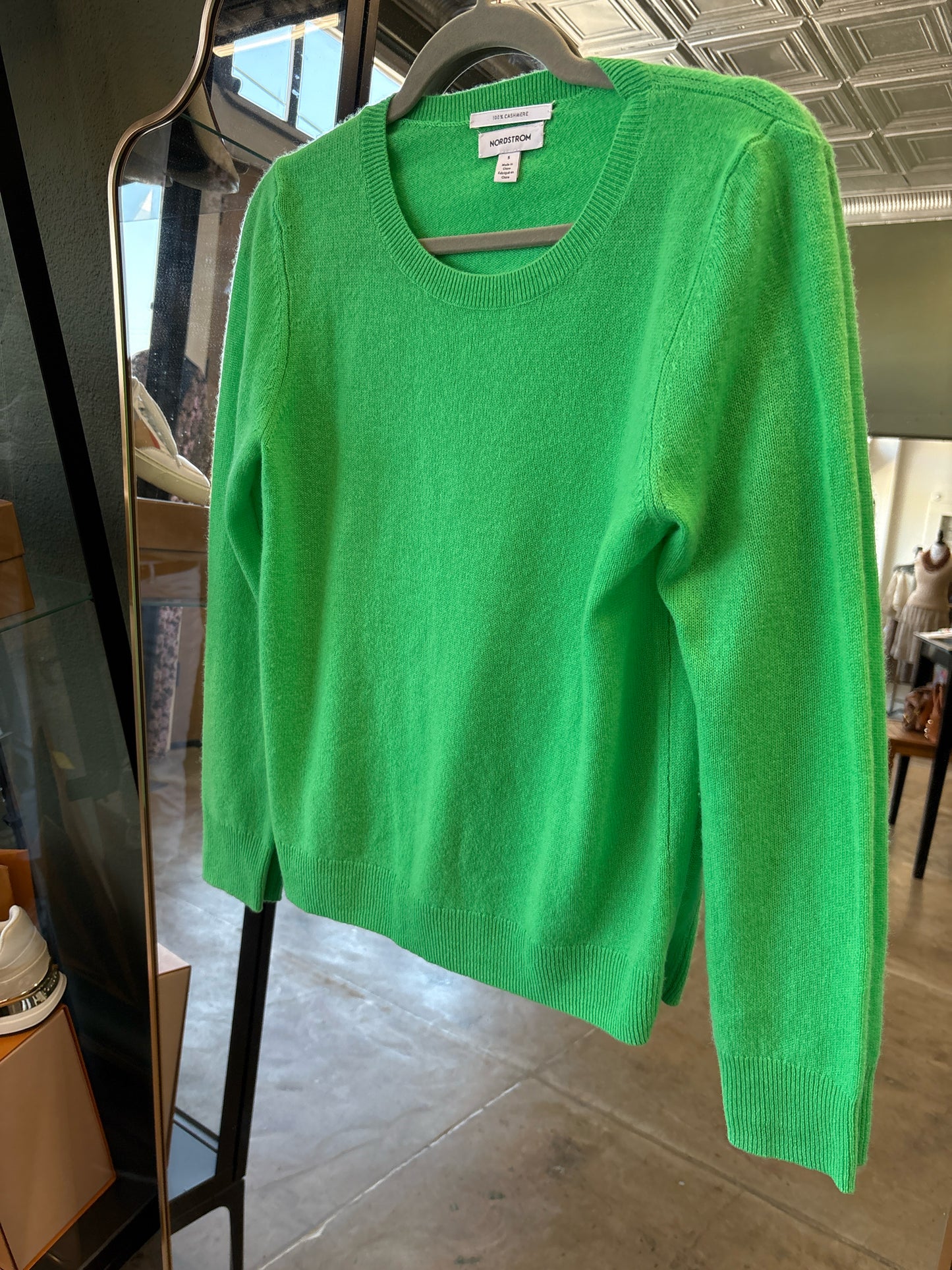 Nordstrom Size S Green Sweater