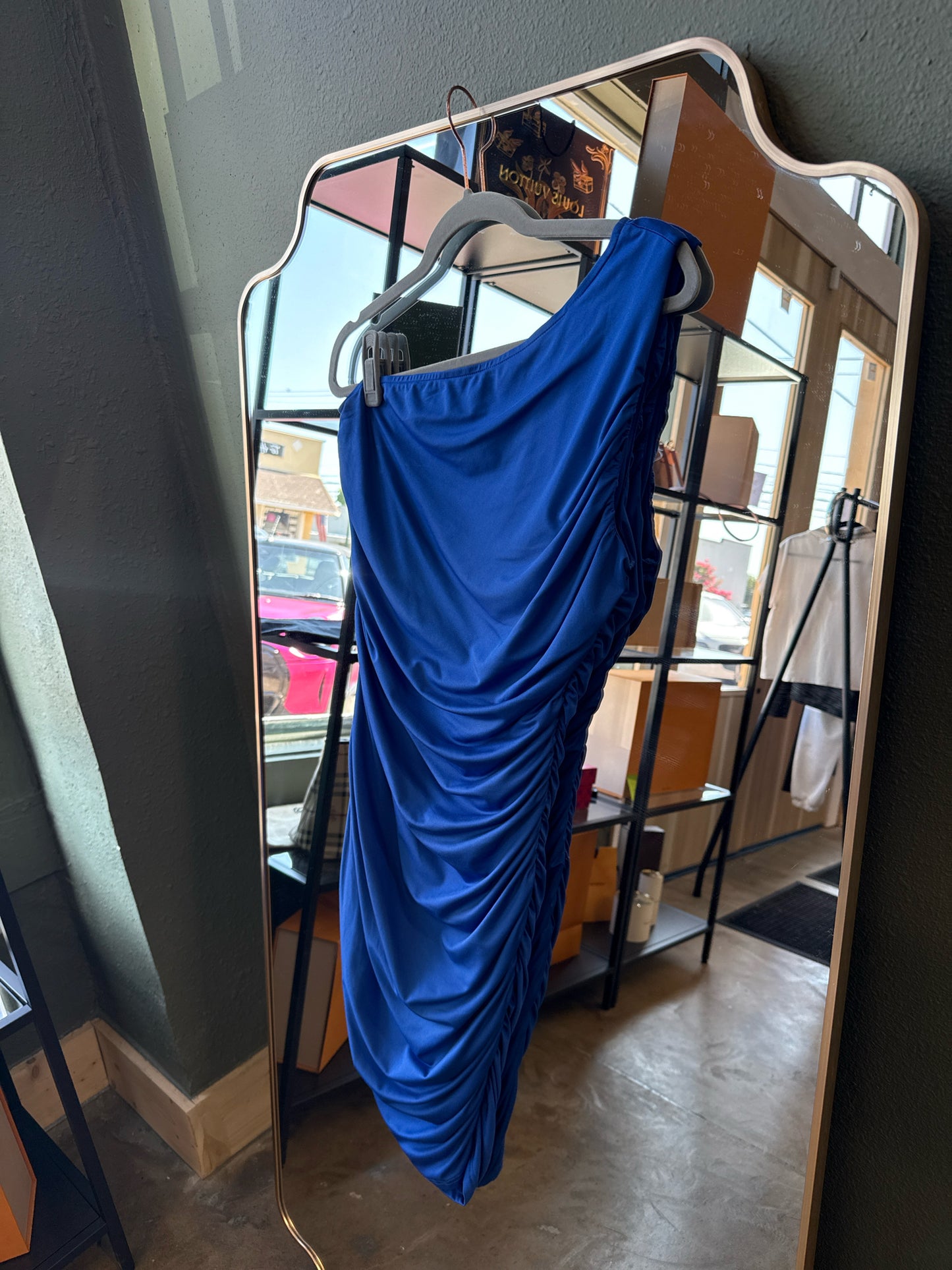 Pretty Garden Size L Blue Dress