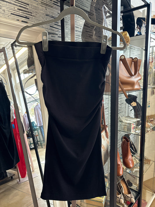 Michael Stars Size S Black Ribbed Skirt
