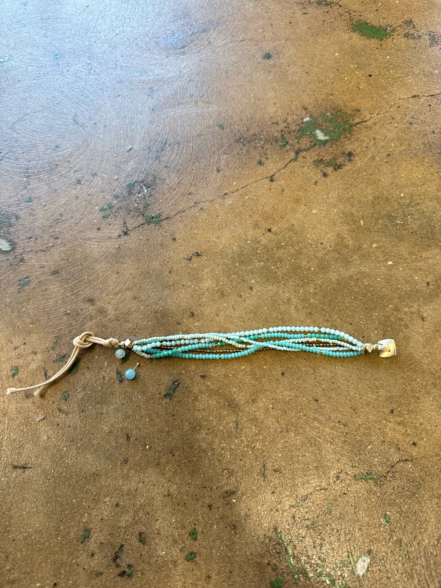 Blue/Gold Bracelet