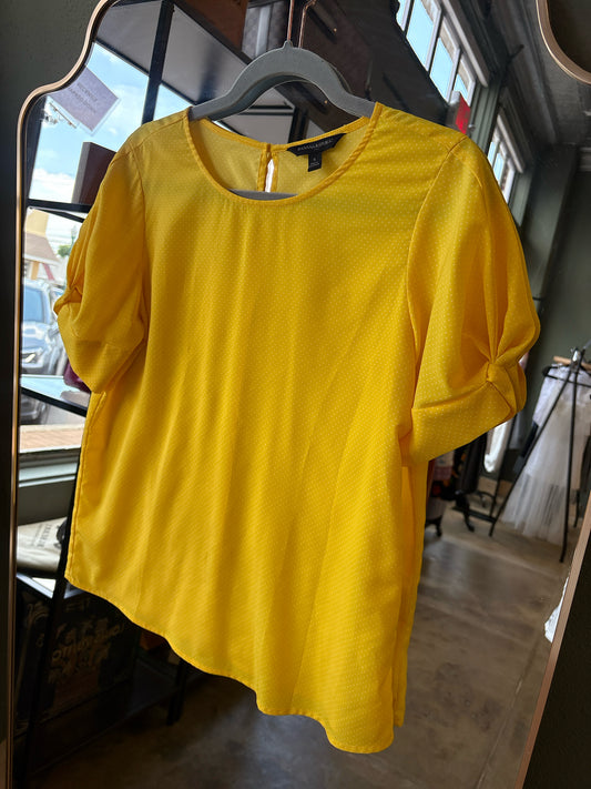 Banana Republic Size S Yellow Top