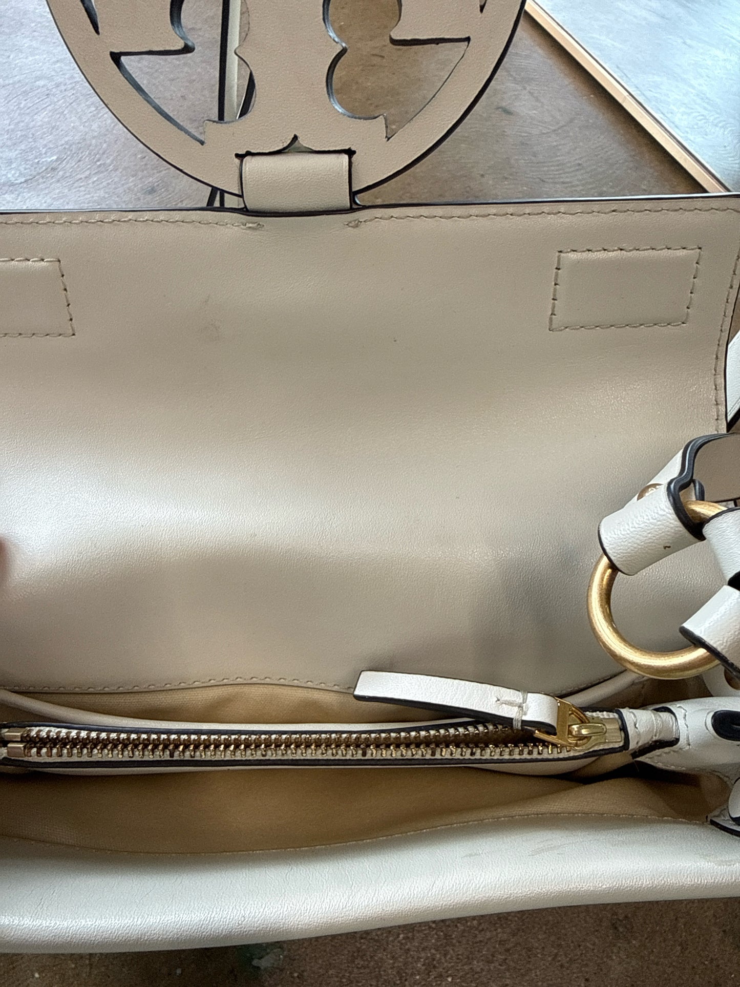 Tory Burch White Purse