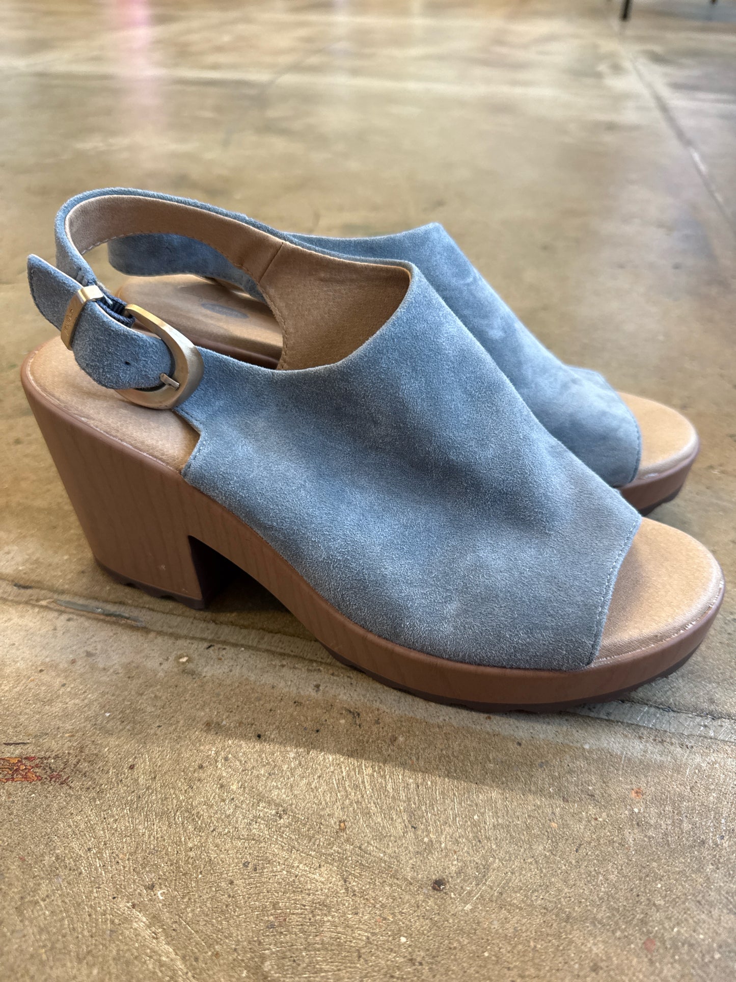 dr scholls Shoe Size 8.5 Blue Wedge