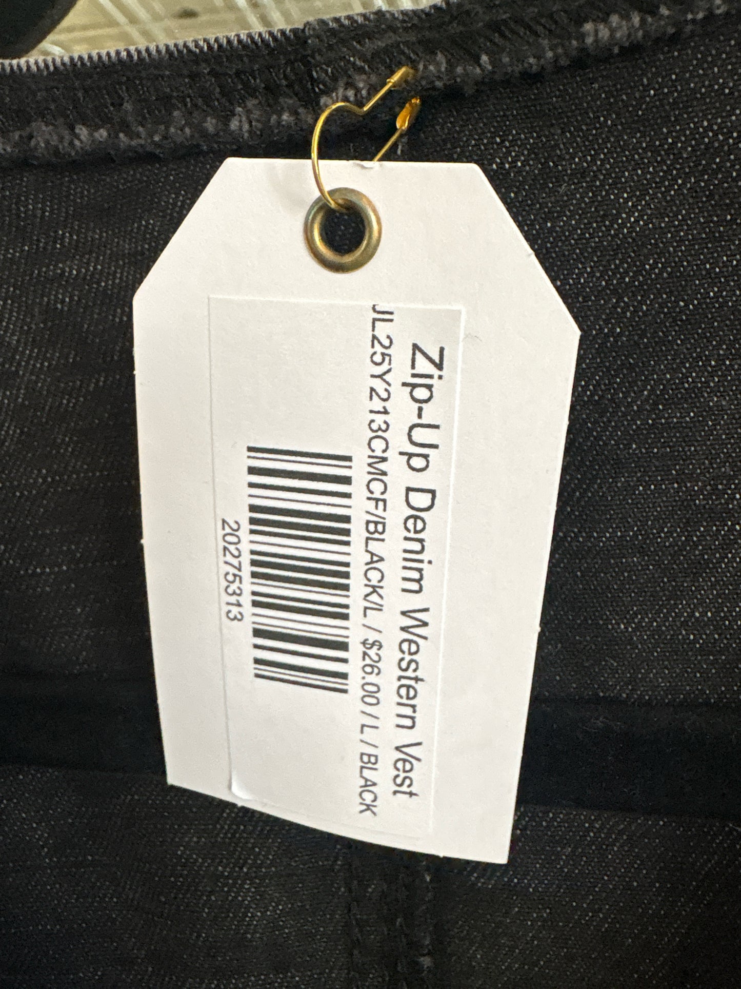 Size L Black Vest