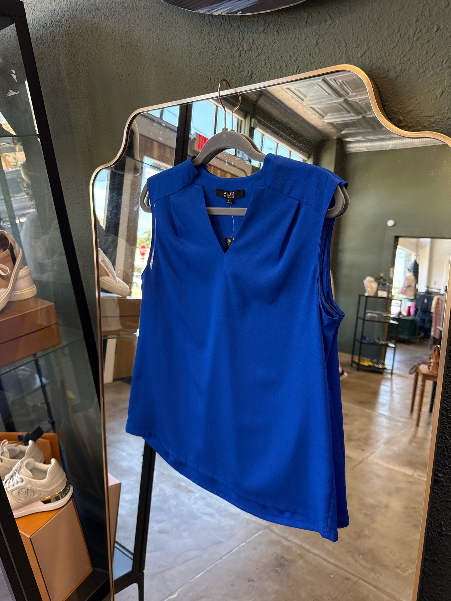 Alex Marie Size S Blue Top