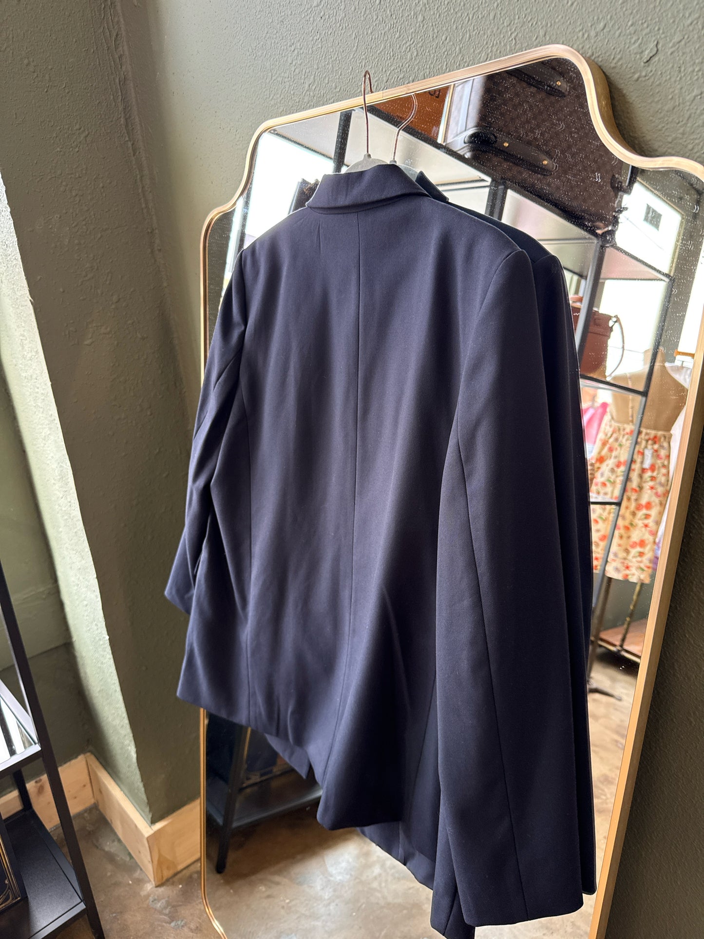 H&M Size L Navy Blazer