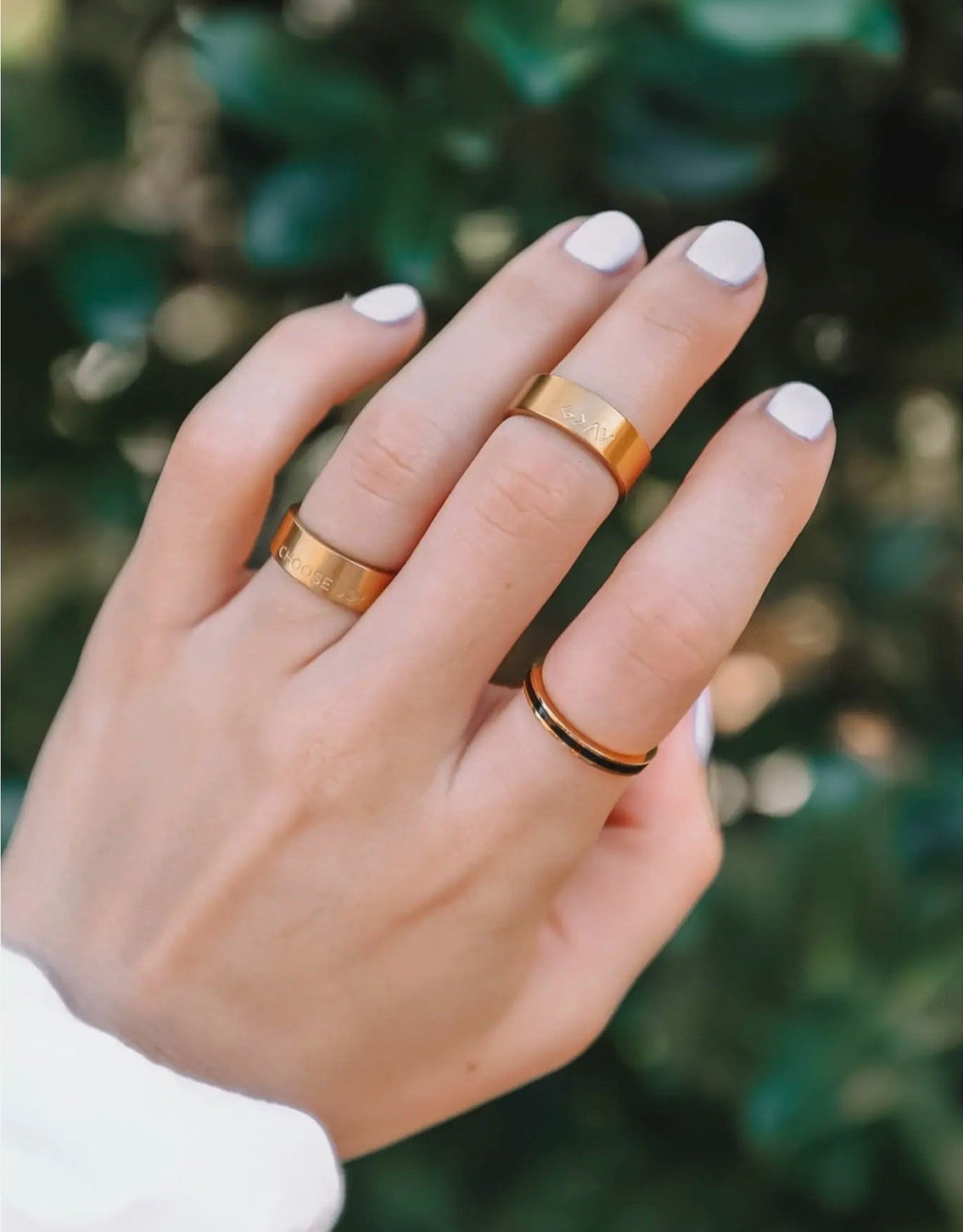 Elevated Faith Gold Ring 7