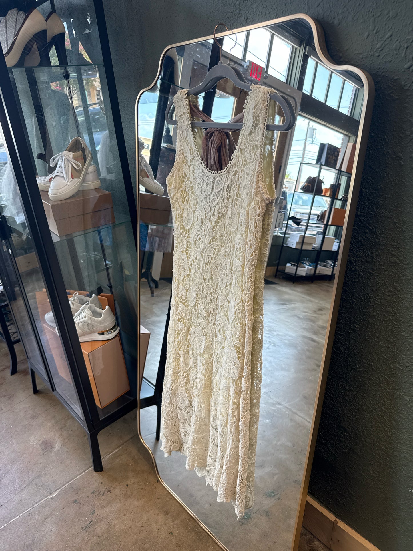 a'reve Size M Cream Dress