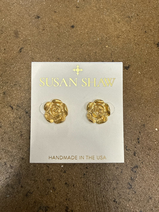 Susan Shaw Gold Earrings