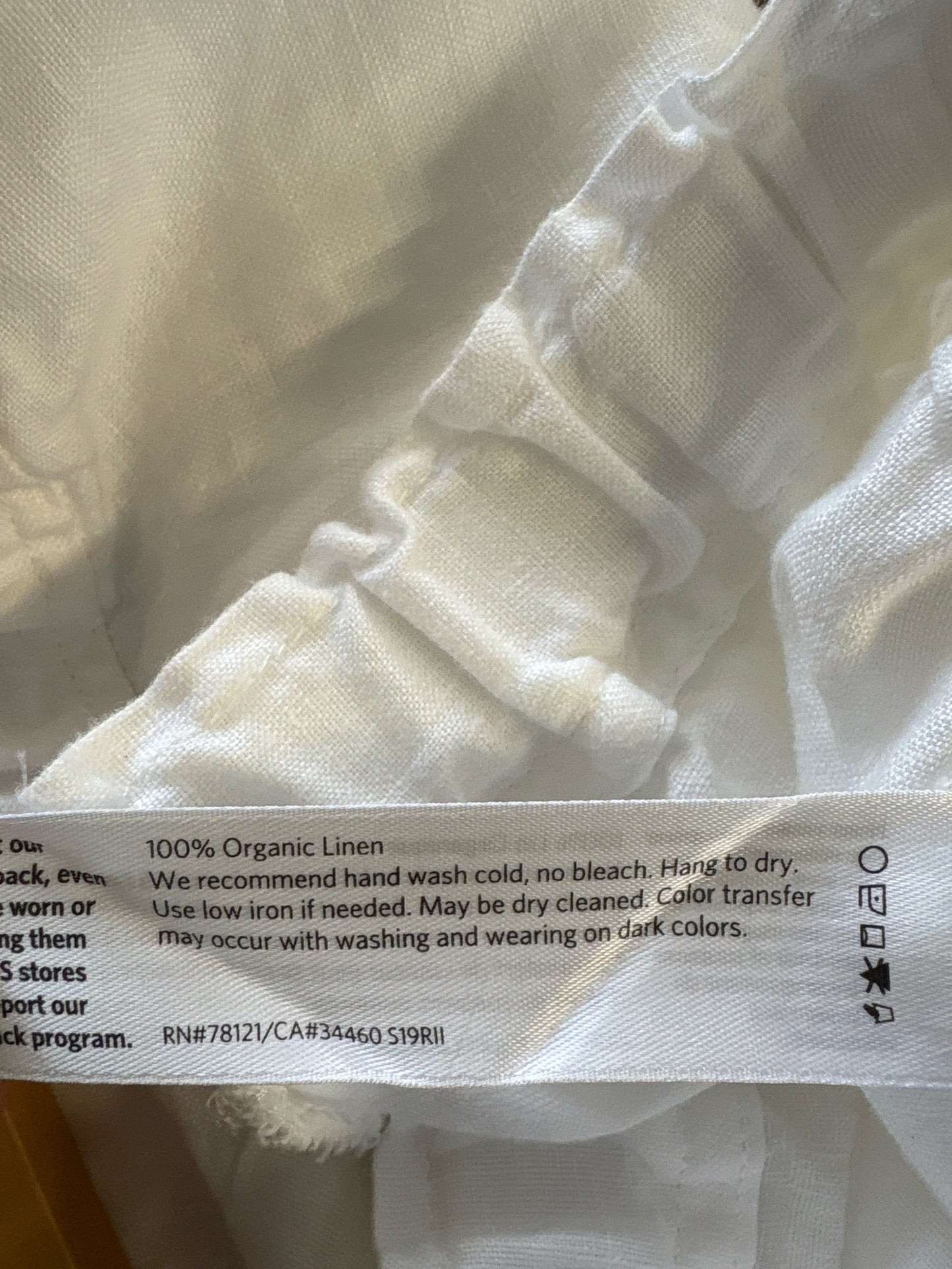 EILEEN FISHER Size XL White Pants