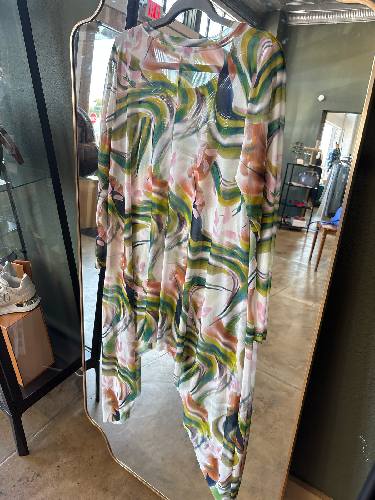 Kozan Size L white and green Top