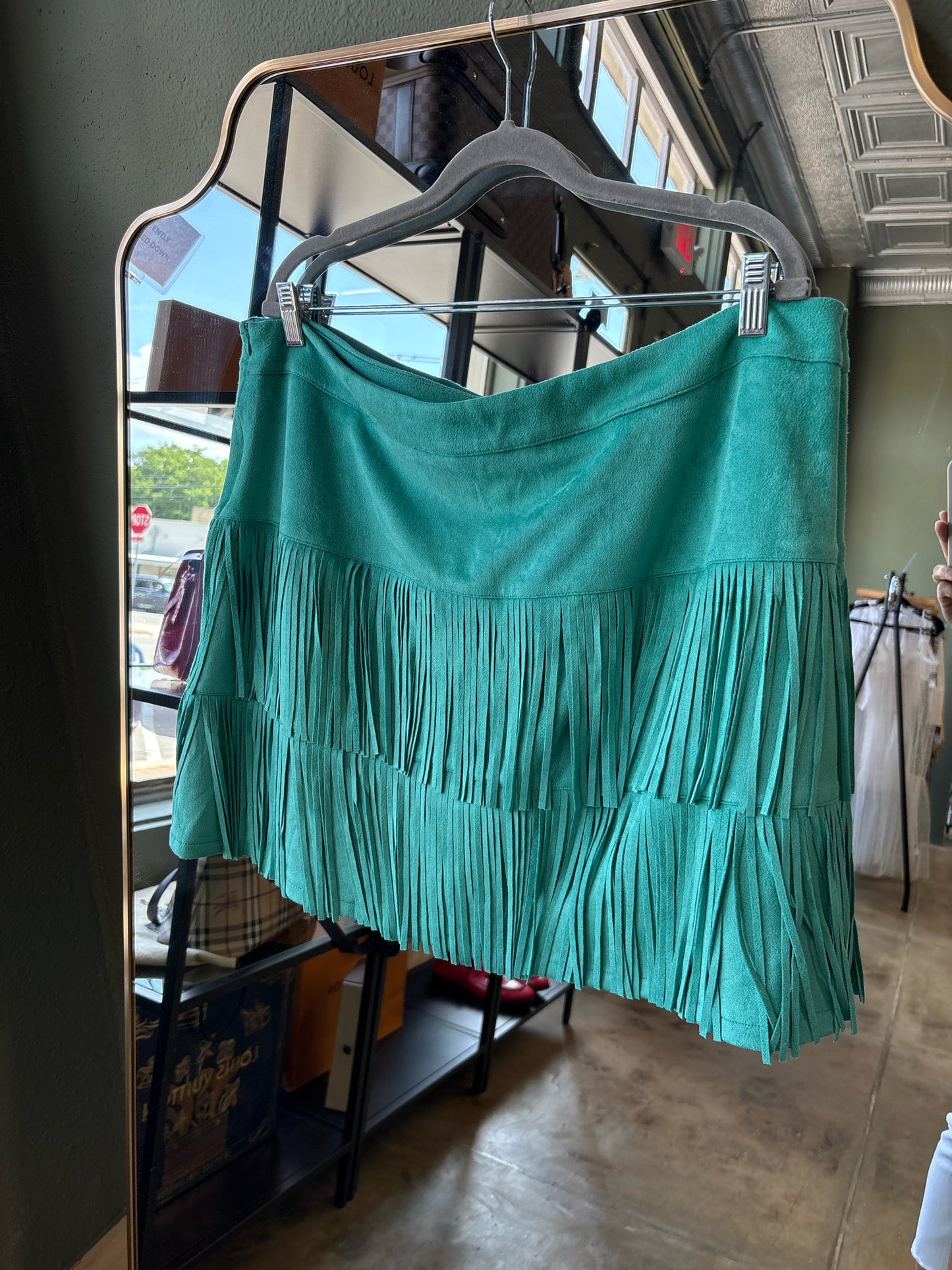Sterling Kreek Size XL Teal Skirt