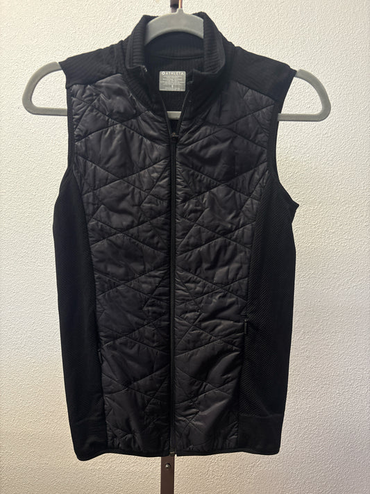ATHLETA Size S Black Puffer Vest