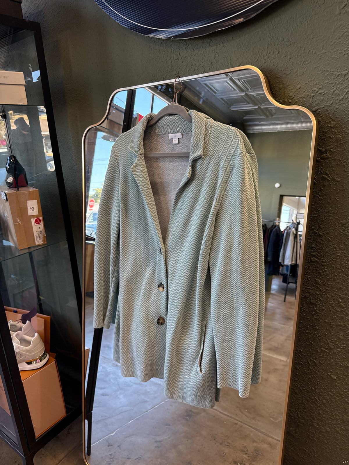 J Jill Size M Green Blazer
